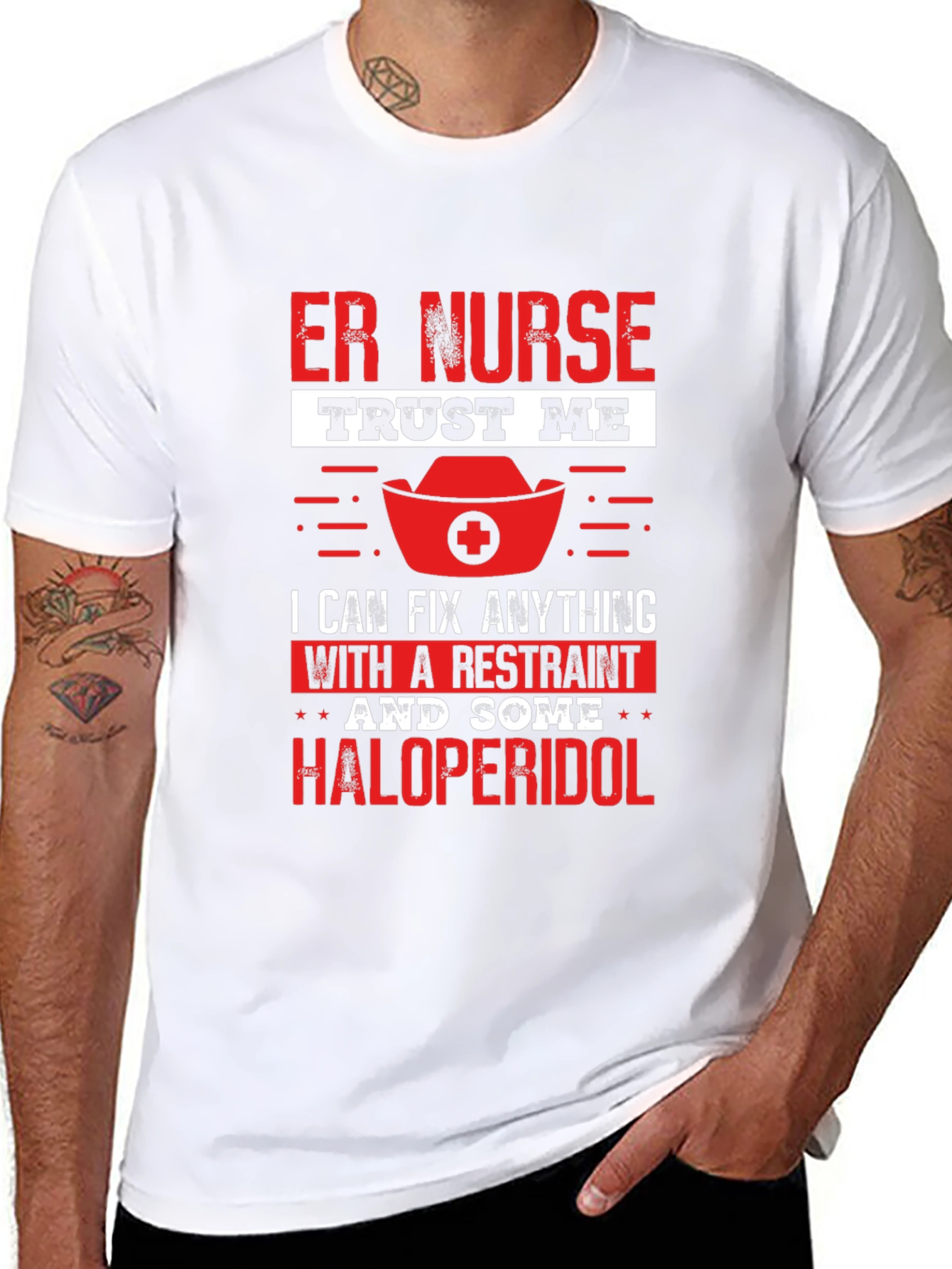 Camiseta ER Nurse: Restraint & Haloperidol