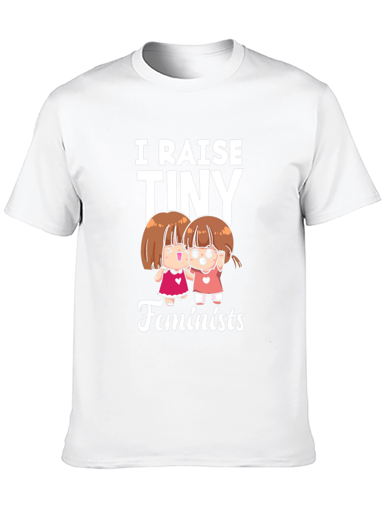 Camiseta Negra: Yo Crío Pequeñas Feministas