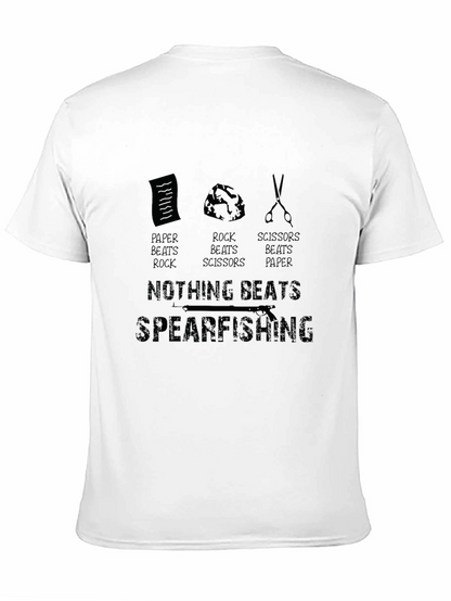 Camiseta Negra Divertida - Nada Supera la Pesca Submarina