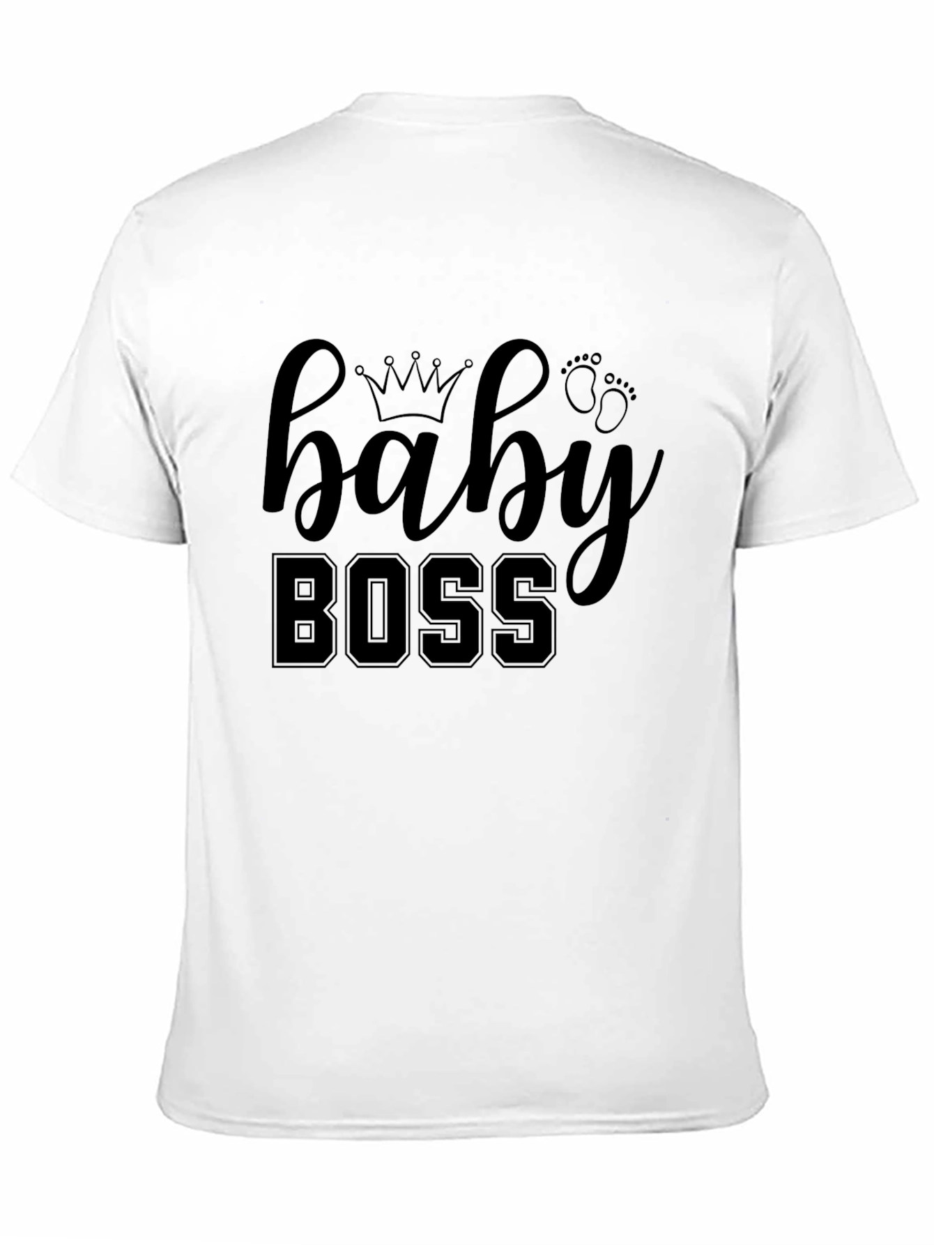 Camiseta Negra Baby Boss para Bebé con Estilo