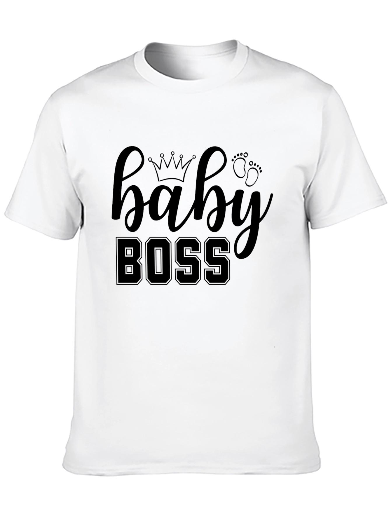 Camiseta Negra Baby Boss para Bebé con Estilo