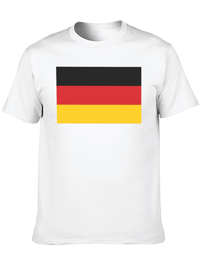 Camiseta Negra con Bandera de Alemania