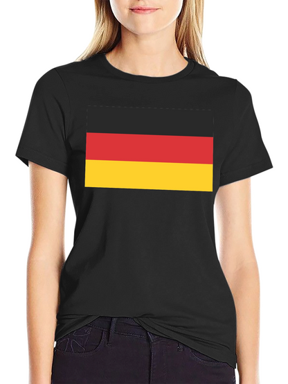 Camiseta Negra con Bandera de Alemania
