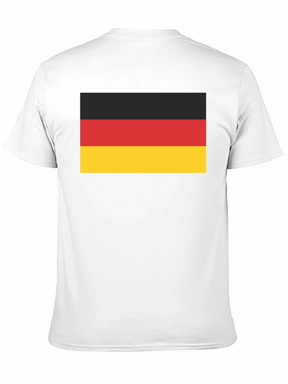 Camiseta Negra con Bandera de Alemania