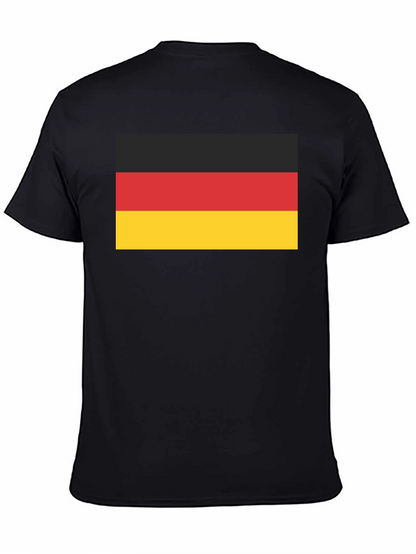Camiseta Negra con Bandera de Alemania