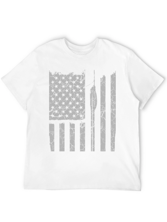 Camiseta Bandera USA Rifle - Diseño Vintage