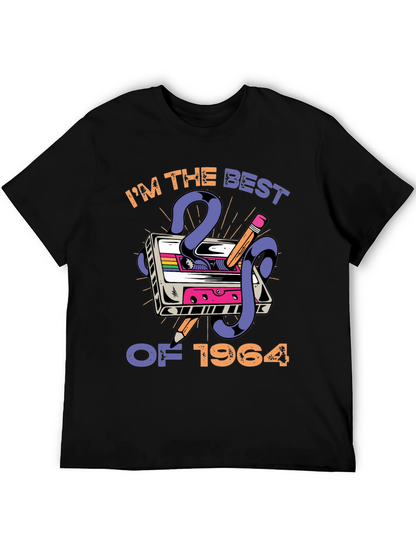 Camiseta retro Nacido en 1964 para hombre