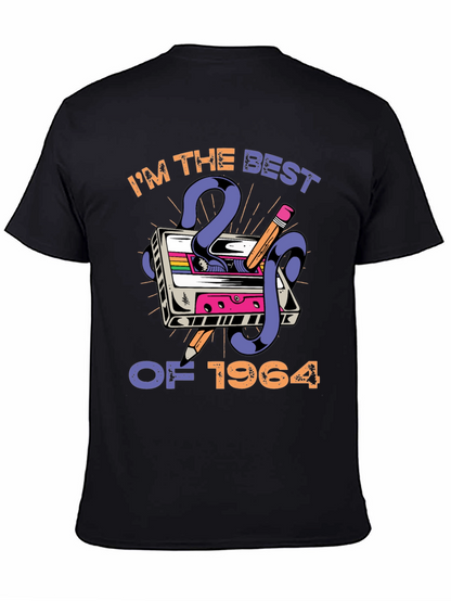 Camiseta retro Nacido en 1964 para hombre