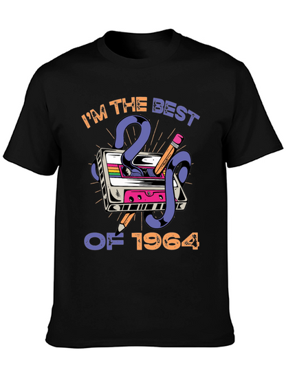 Camiseta retro Nacido en 1964 para hombre