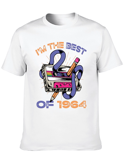 Camiseta retro Nacido en 1964 para hombre