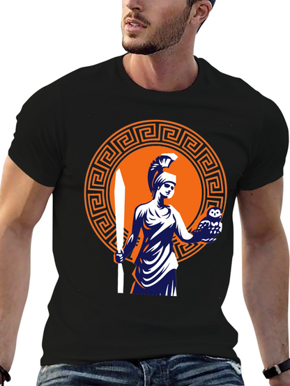 Camiseta Hombre Diseño Atenea Clásica