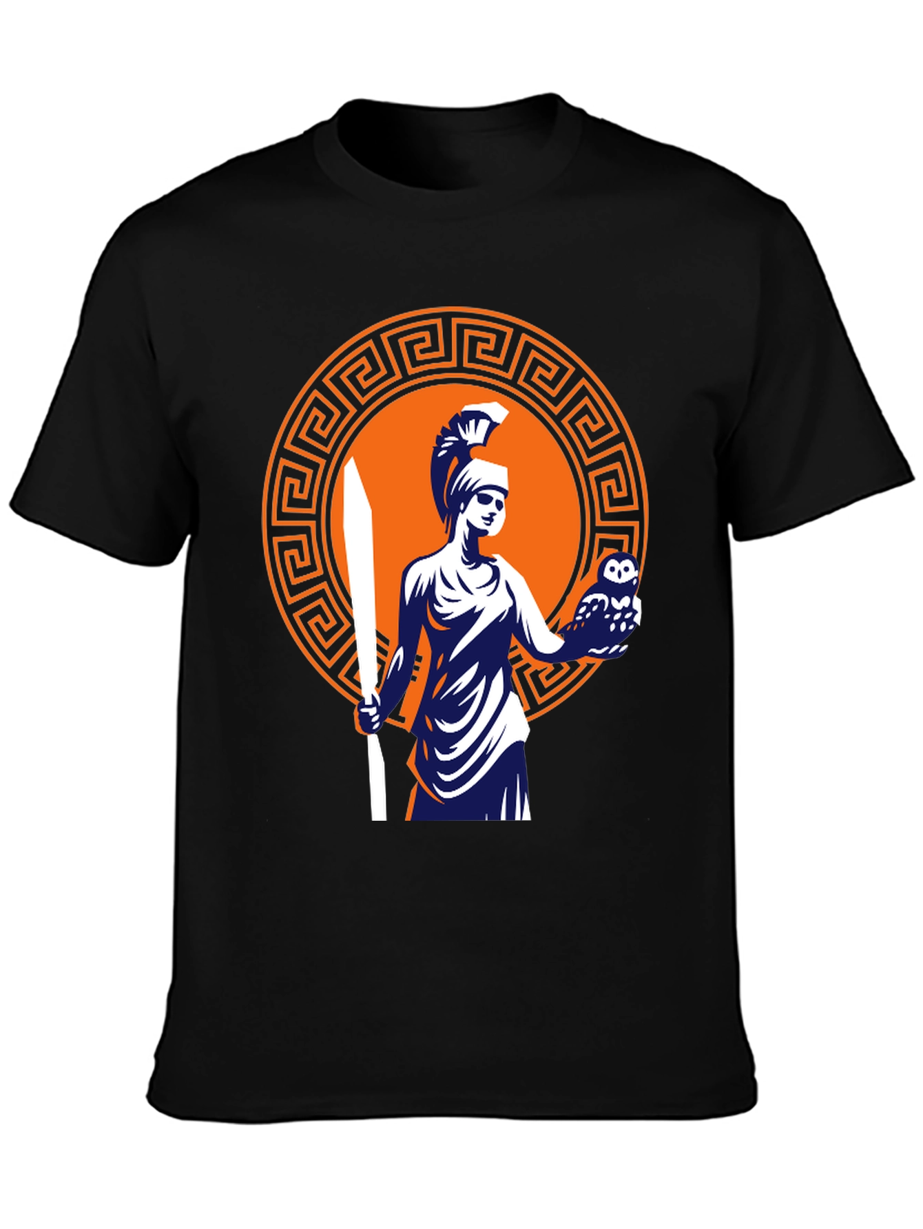 Camiseta Hombre Diseño Atenea Clásica