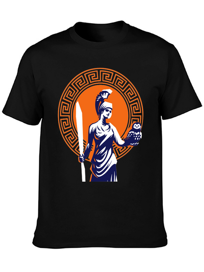 Camiseta Hombre Diseño Atenea Clásica