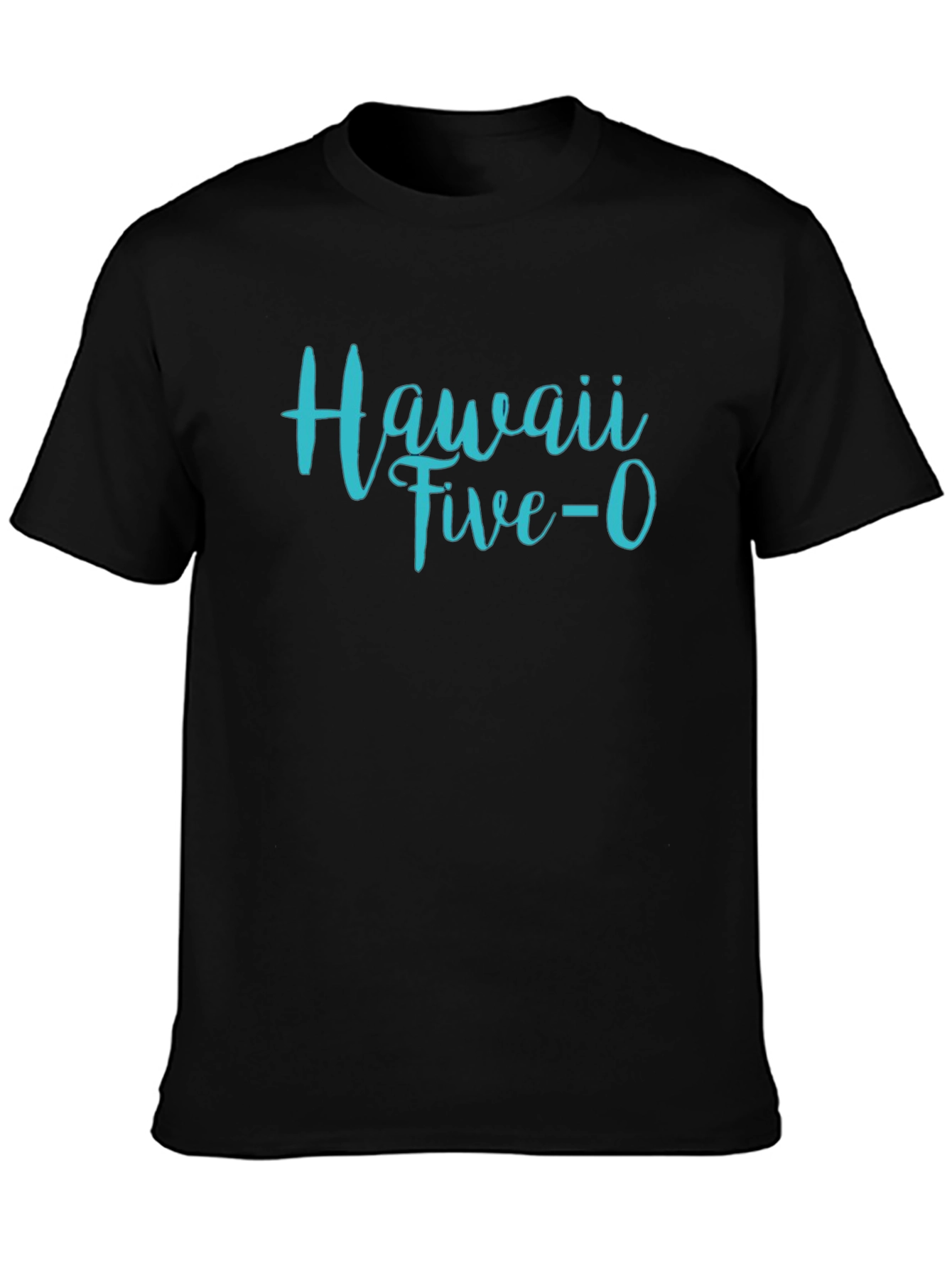 Camiseta Negra Hawaii Five-O Hombre
