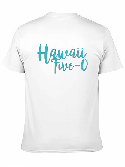 Camiseta Negra Hawaii Five-O Hombre