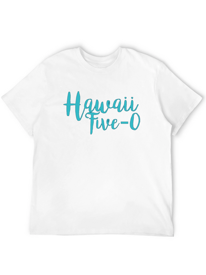 Camiseta Negra Hawaii Five-O Hombre