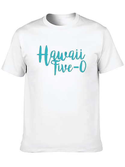 Camiseta Negra Hawaii Five-O Hombre