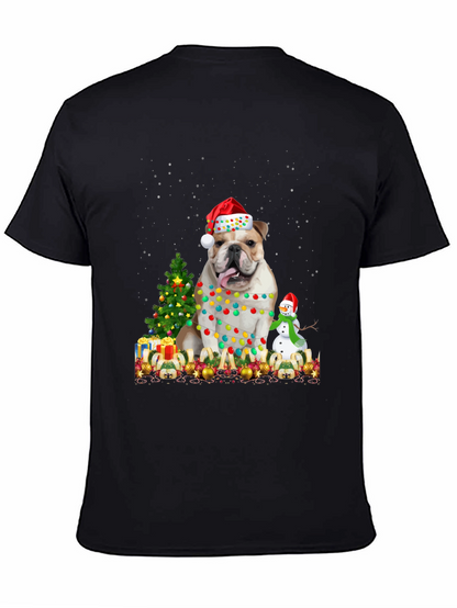 Camiseta Bulldog Navideño Festiva