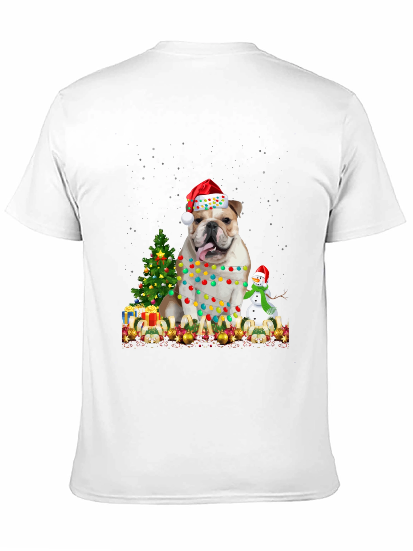 Camiseta Bulldog Navideño Festiva