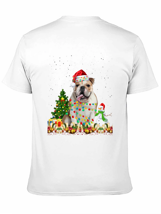 Camiseta Bulldog Navideño Festiva