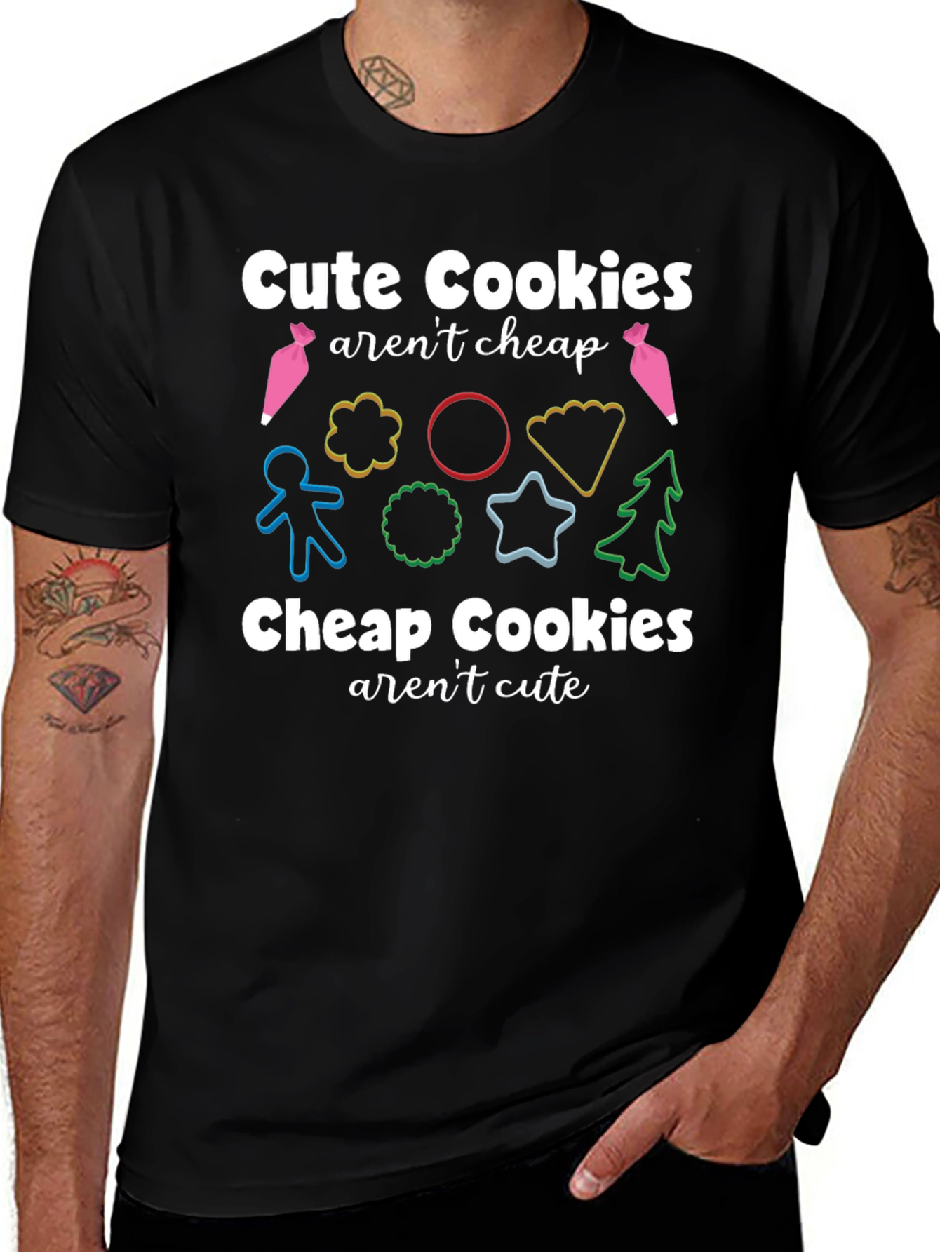 Camiseta Cute Cookies: Estilo Dulce y Divertido