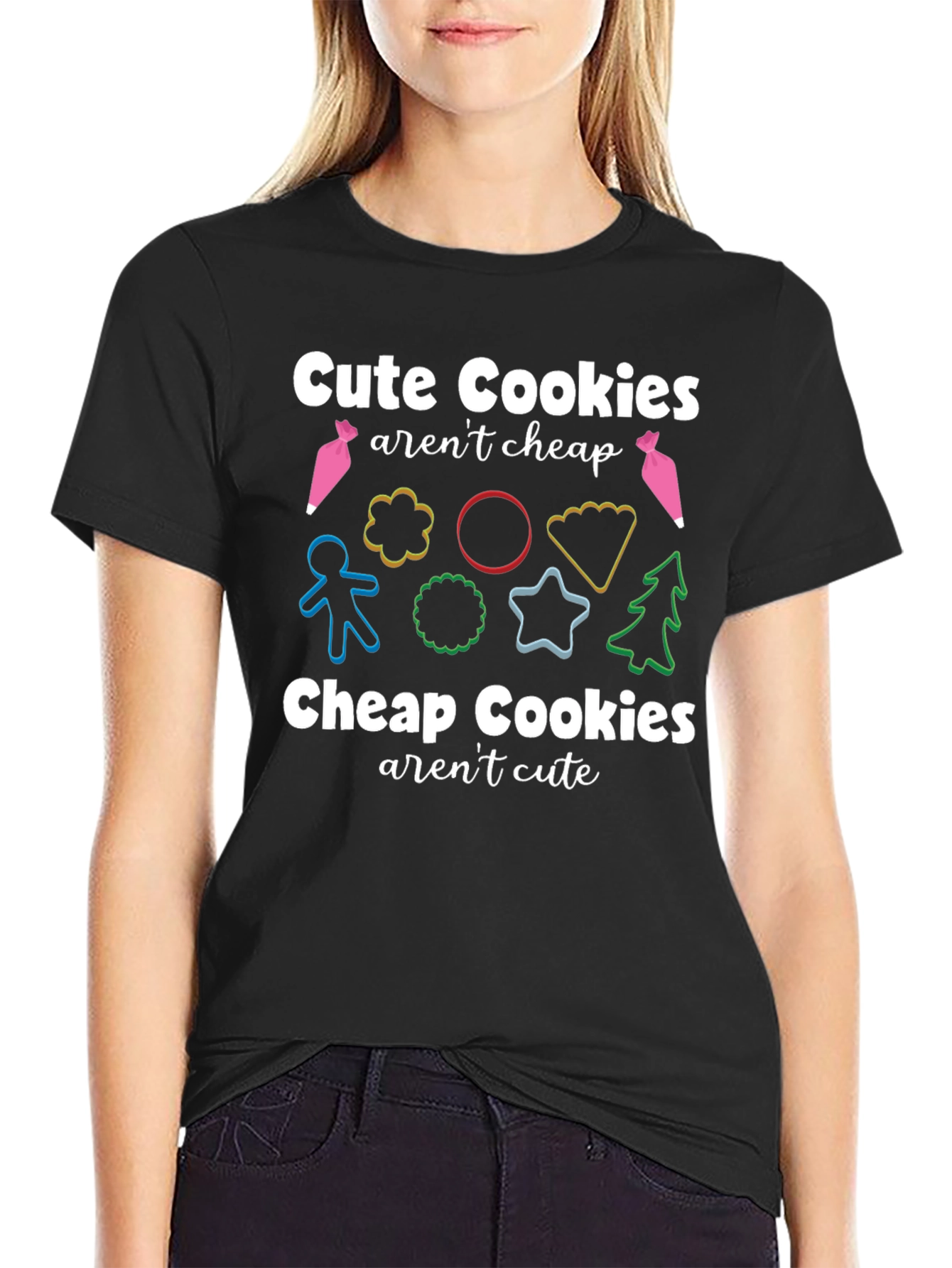 Camiseta Cute Cookies: Estilo Dulce y Divertido
