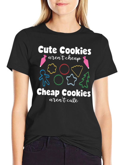 Camiseta Cute Cookies: Estilo Dulce y Divertido