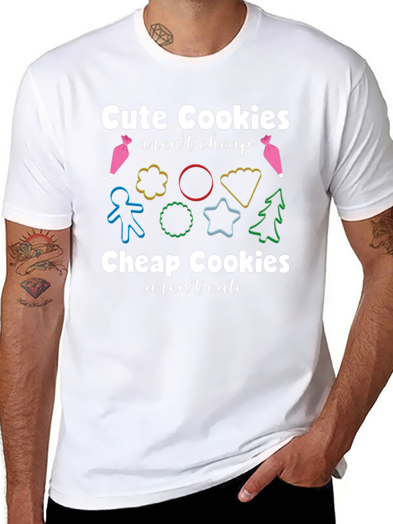 Camiseta Cute Cookies: Estilo Dulce y Divertido