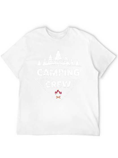 Camiseta Negra Camping Crew Aventura