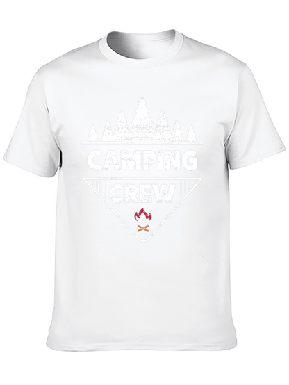 Camiseta Negra Camping Crew Aventura