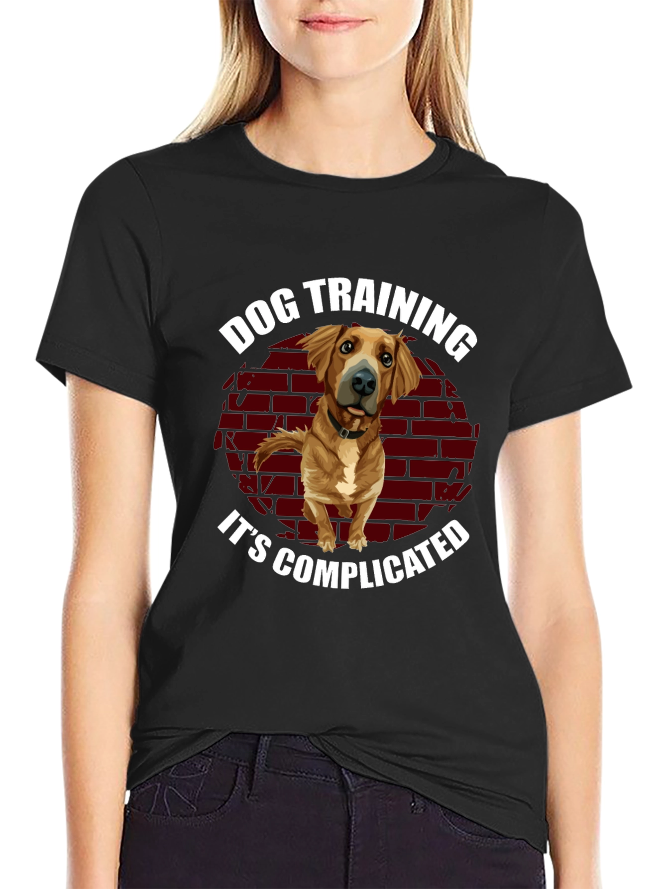 Camiseta Negra Entrenamiento Canino Complicado