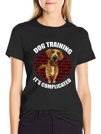 Camiseta Negra Entrenamiento Canino Complicado