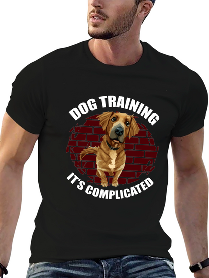 Camiseta Negra Entrenamiento Canino Complicado