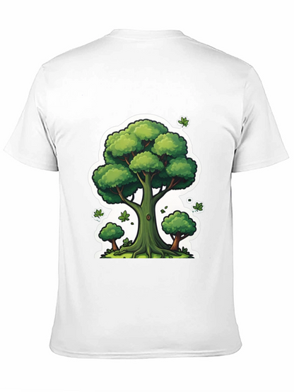 Camiseta Negra con Diseño de Árbol