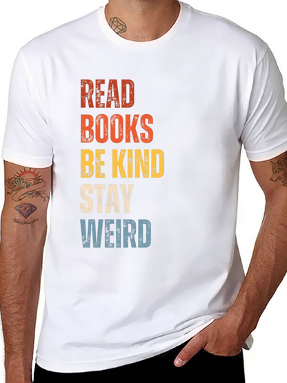 Camiseta Negra con Diseño Inspirador Read Books