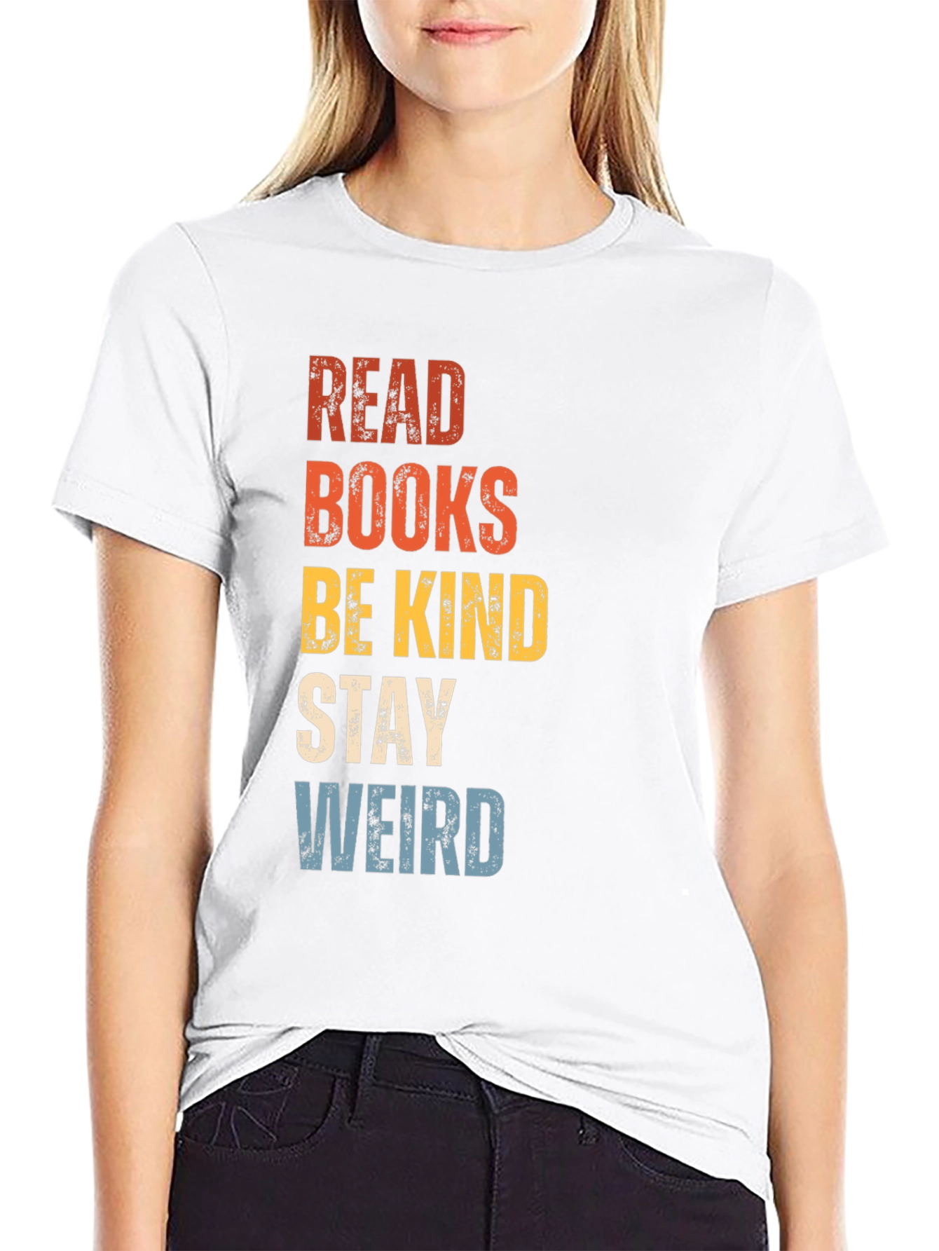 Camiseta Negra con Diseño Inspirador Read Books