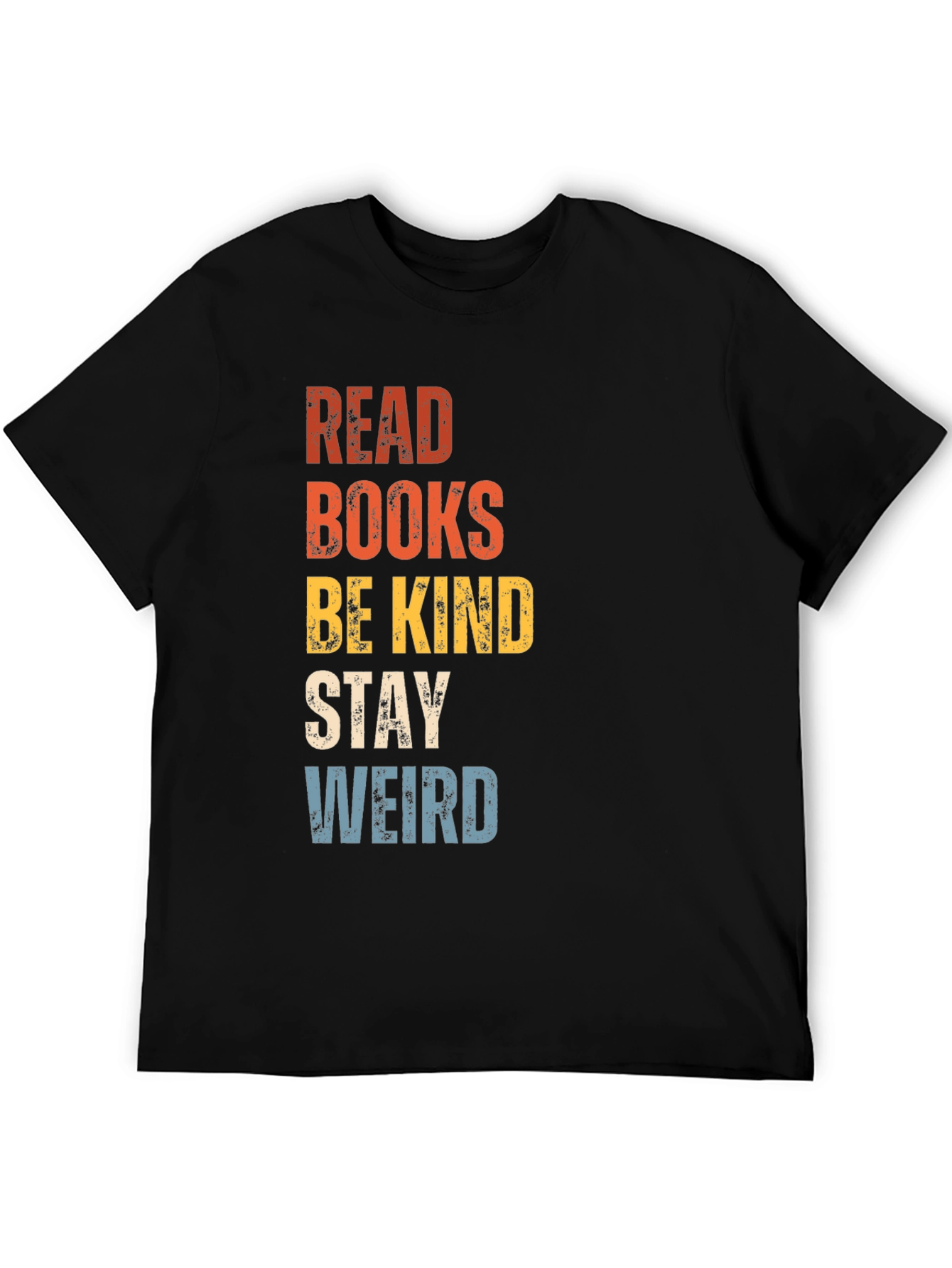 Camiseta Negra con Diseño Inspirador Read Books