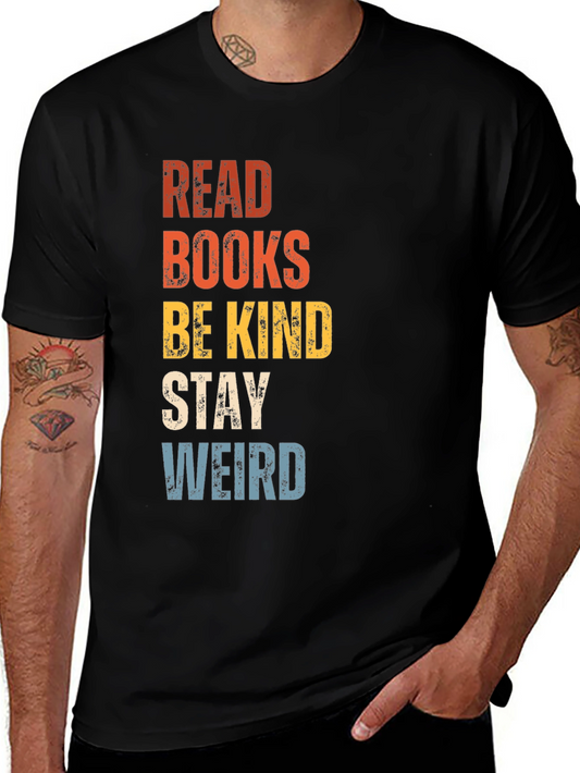 Camiseta Negra con Diseño Inspirador Read Books