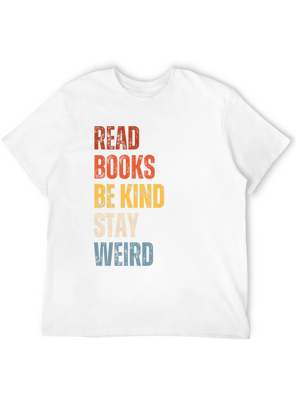 Camiseta Negra con Diseño Inspirador Read Books