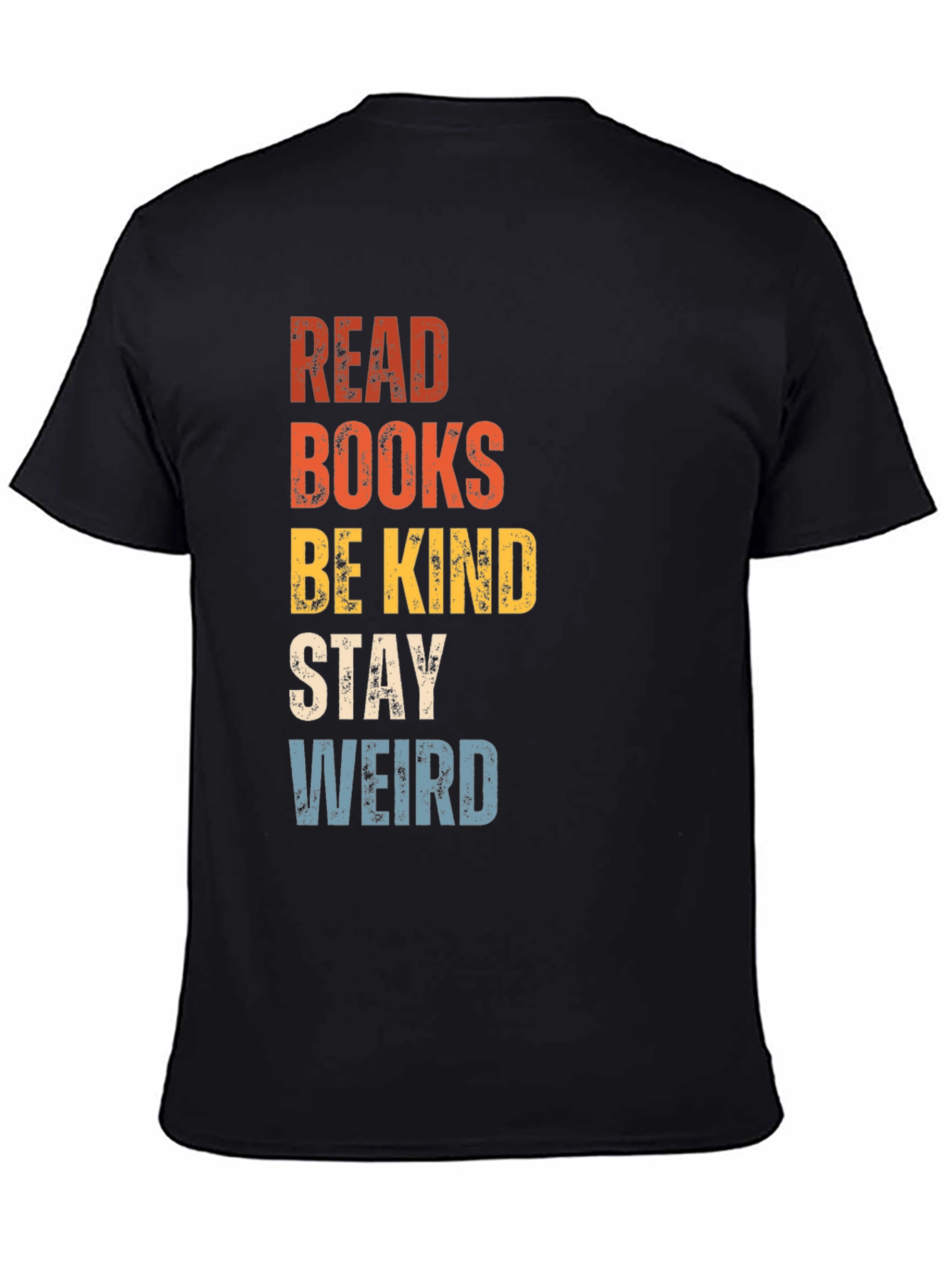 Camiseta Negra con Diseño Inspirador Read Books