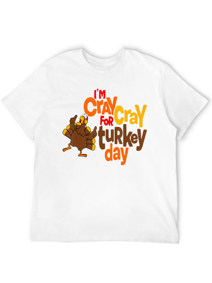 Camiseta Negra Im CRAY for turkey day