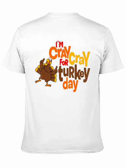 Camiseta Negra Im CRAY for turkey day
