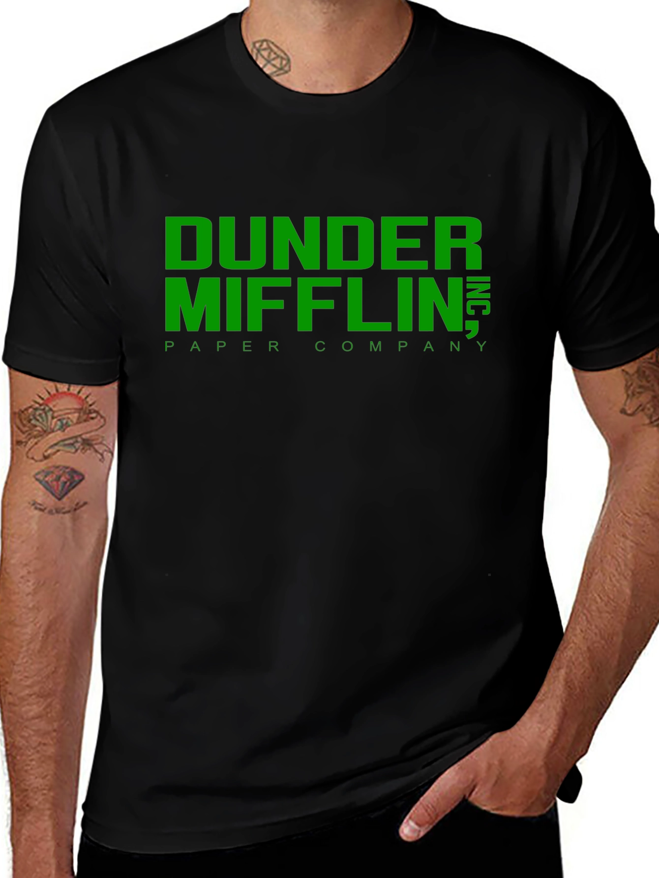 Camiseta Negra Dunder Mifflin Paper Company