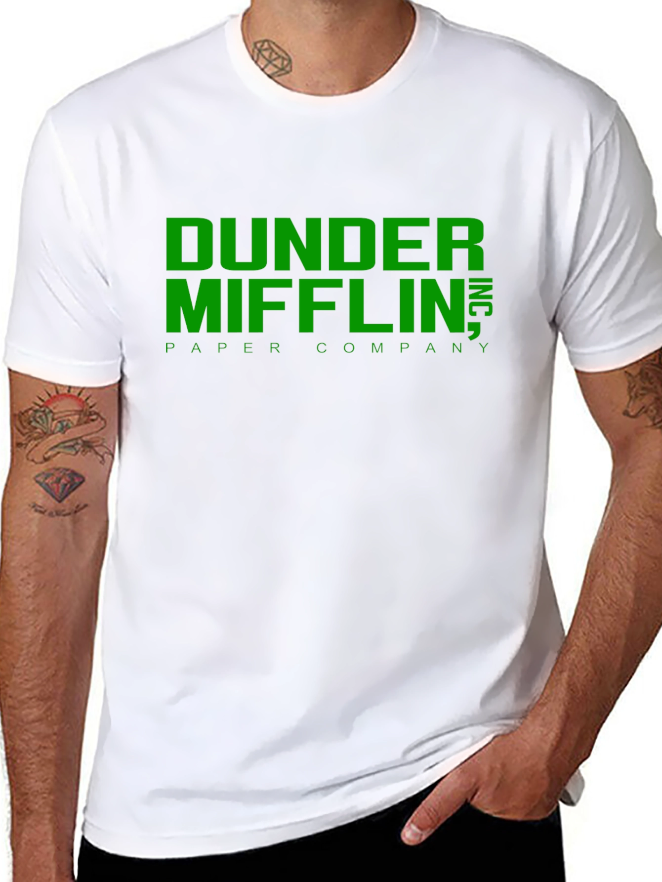 Camiseta Negra Dunder Mifflin Paper Company