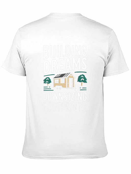 Camiseta Negra: Construyendo Sueños Reduciendo Huellas