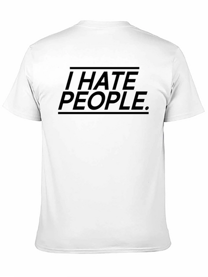 Camiseta Negra I Hate People.