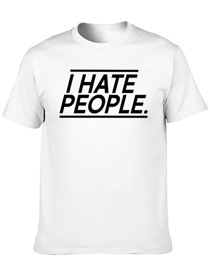 Camiseta Negra I Hate People.