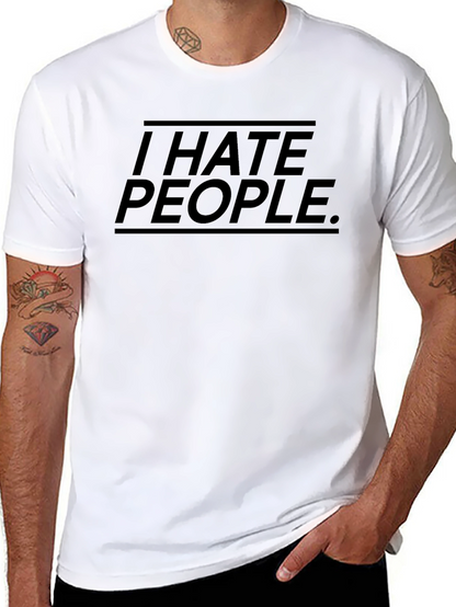 Camiseta Negra I Hate People.