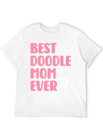 Camiseta Negra Best Doodle Mom Ever
