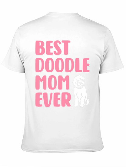 Camiseta Negra Best Doodle Mom Ever